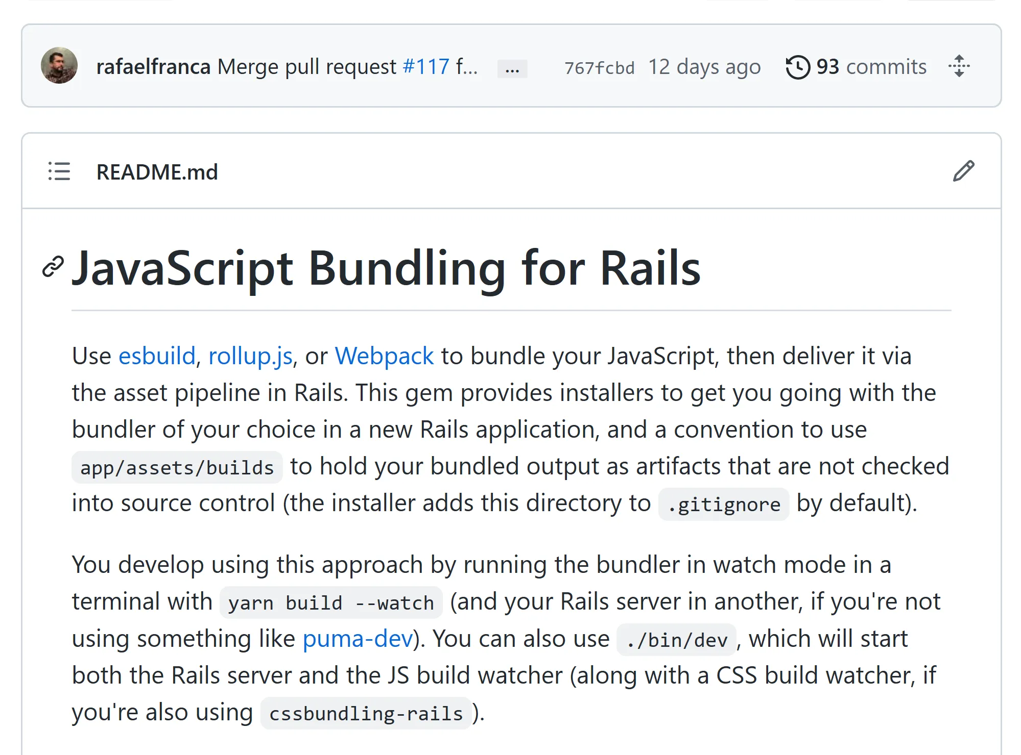 jsbundling-rails readme on GitHub